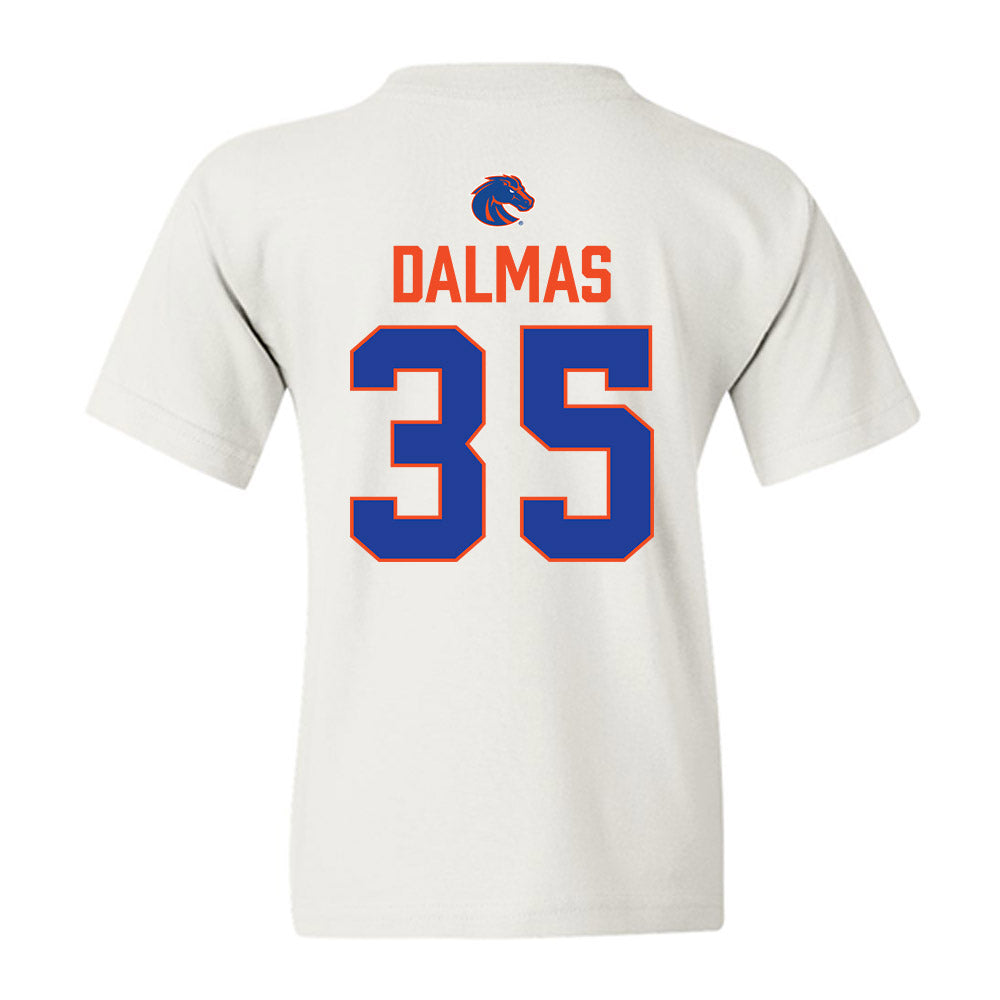 Boise State - NCAA Football : Jonah Dalmas - 3-Peat Conference Champs Youth T-Shirt-1