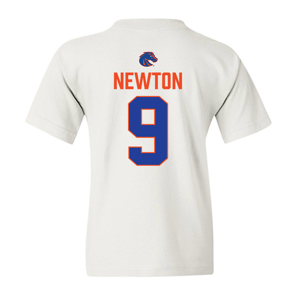 Boise State - NCAA Football : Sheldon Newton - 3-Peat Conference Champs Youth T-Shirt-1