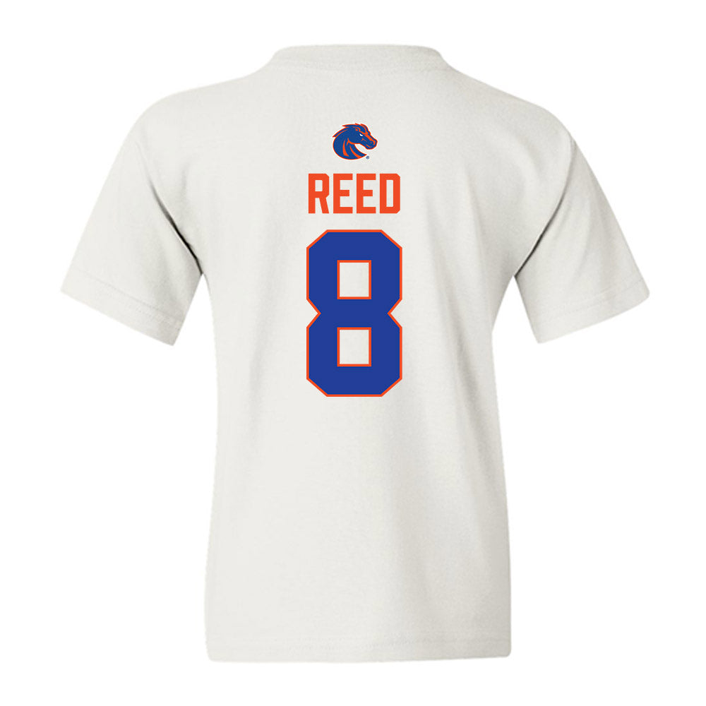 Boise State - NCAA Football : Markel Reed - 3-Peat Conference Champs Youth T-Shirt-1