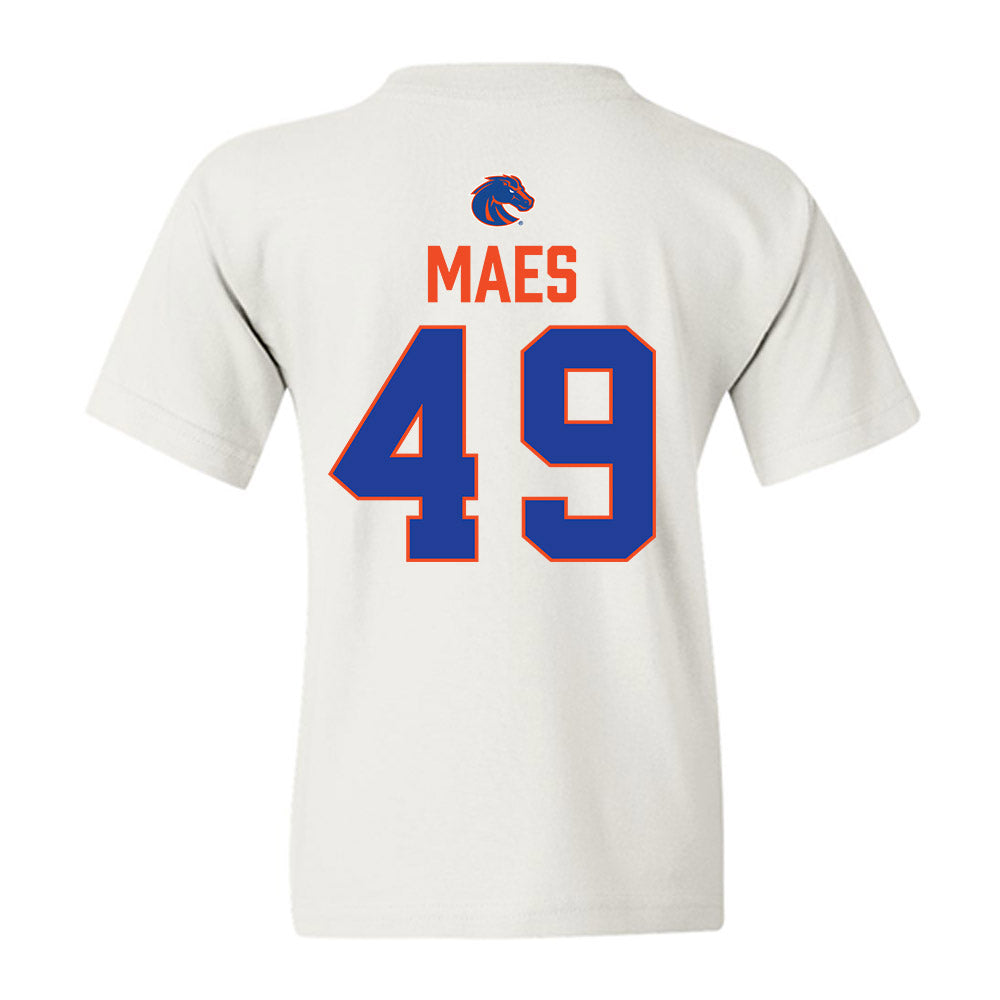 Boise State - NCAA Football : AJ Maes - 3-Peat Conference Champs Youth T-Shirt-1
