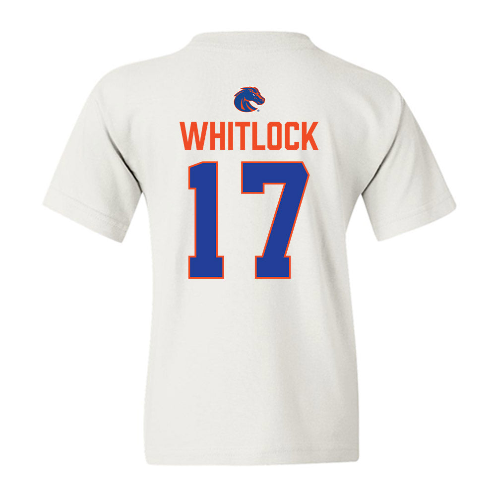 Boise State - NCAA Football : Demetric Whitlock - 3-Peat Conference Champs Youth T-Shirt-1