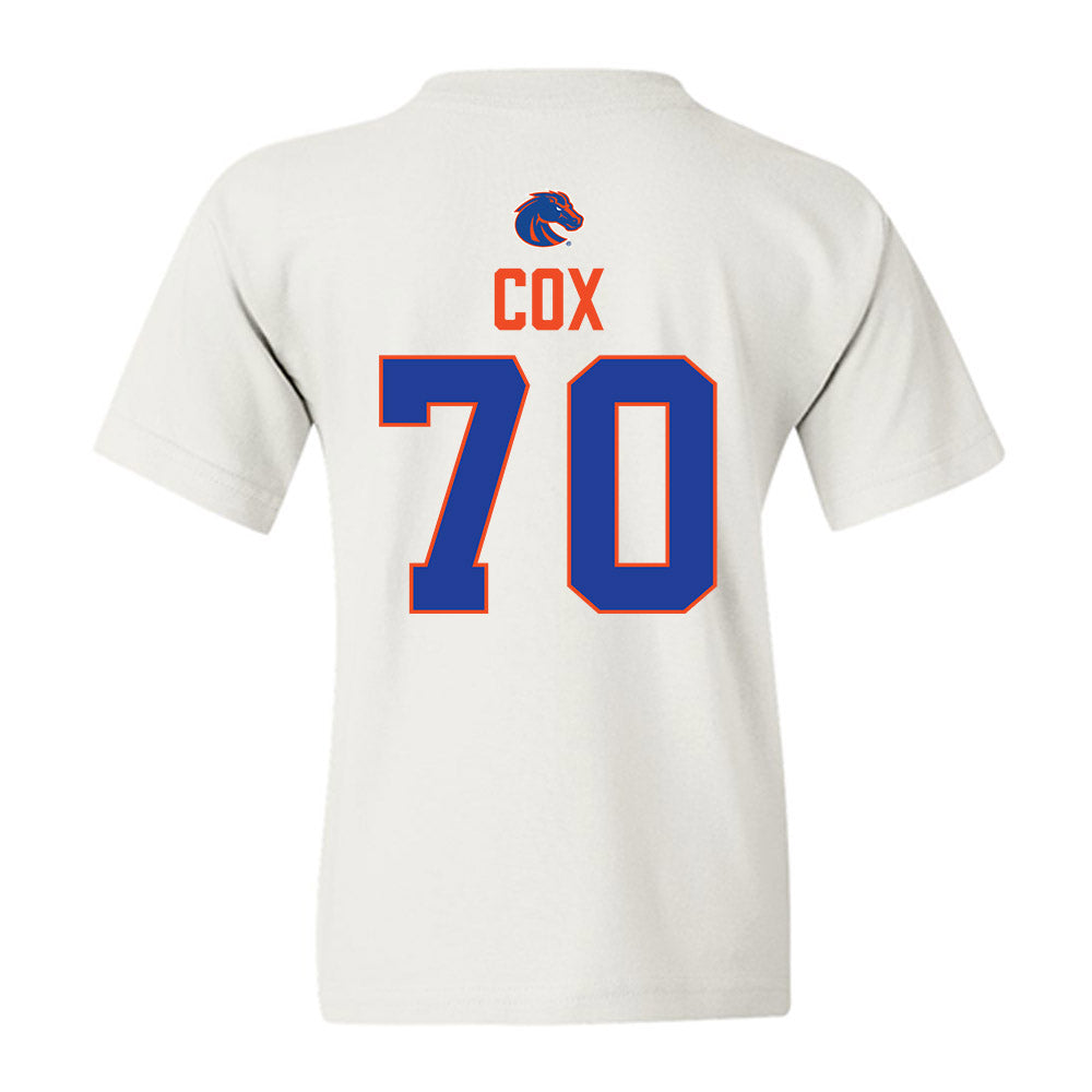 Boise State - NCAA Football : Kyle Cox - 3-Peat Conference Champs Youth T-Shirt-1