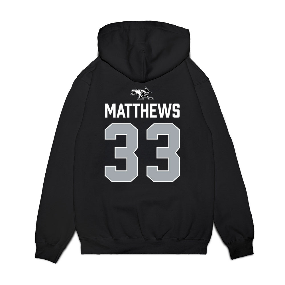 Providence - NCAA Men's Ice Hockey : Aaron Matthews - Vintage Shersey Premium Hooded Sweatshirt-1