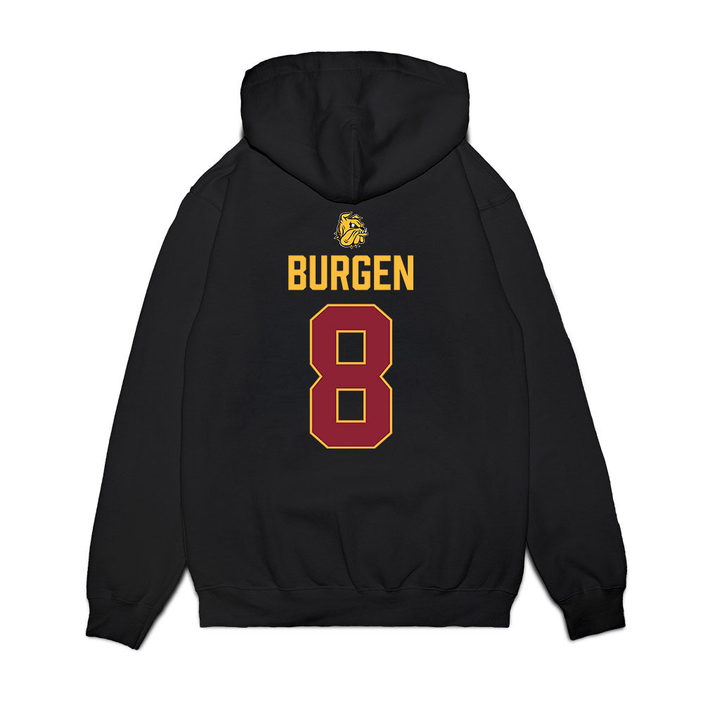 UMN Duluth - NCAA Women's Ice Hockey : Danielle Burgen - Vintage Shersey Premium Hooded Sweatshirt-1