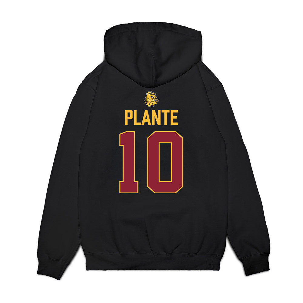 UMN Duluth - NCAA Men's Ice Hockey : Max Plante - Vintage Shersey Premium Hooded Sweatshirt-1