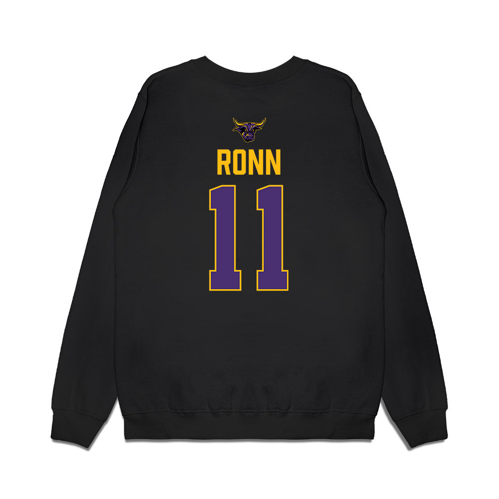 Minn. St. - NCAA Men's Ice Hockey : Jordan Ronn - Vintage Shersey Premium Crewneck Sweatshirt-1