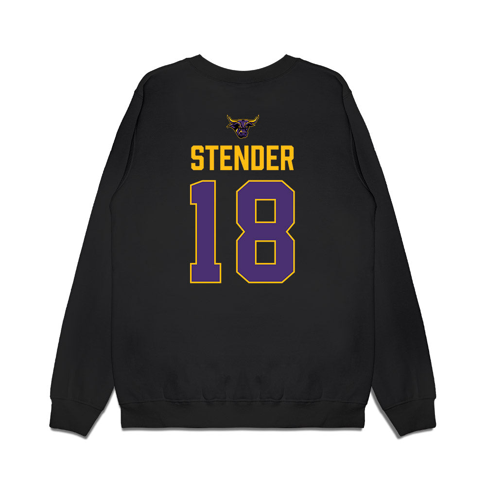 Minn. St. - NCAA Men's Ice Hockey : Jakob Stender - Vintage Shersey Premium Crewneck Sweatshirt-1