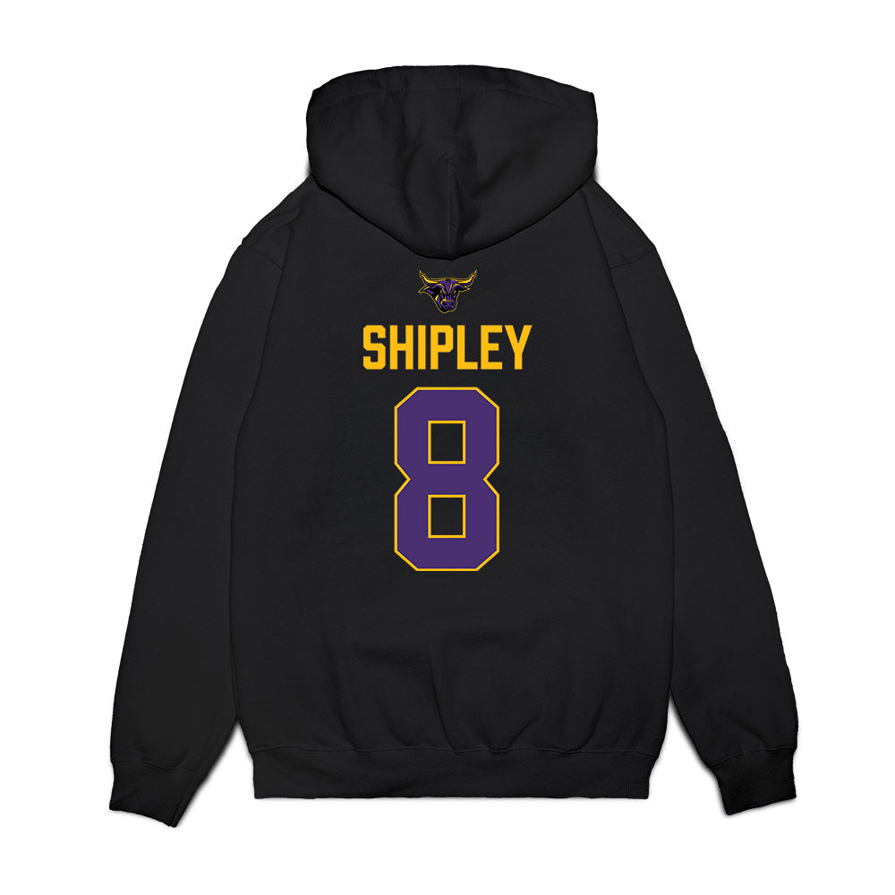 Minn. St. - NCAA Women's Ice Hockey : Bella Shipley - Vintage Shersey Premium Hooded Sweatshirt-1