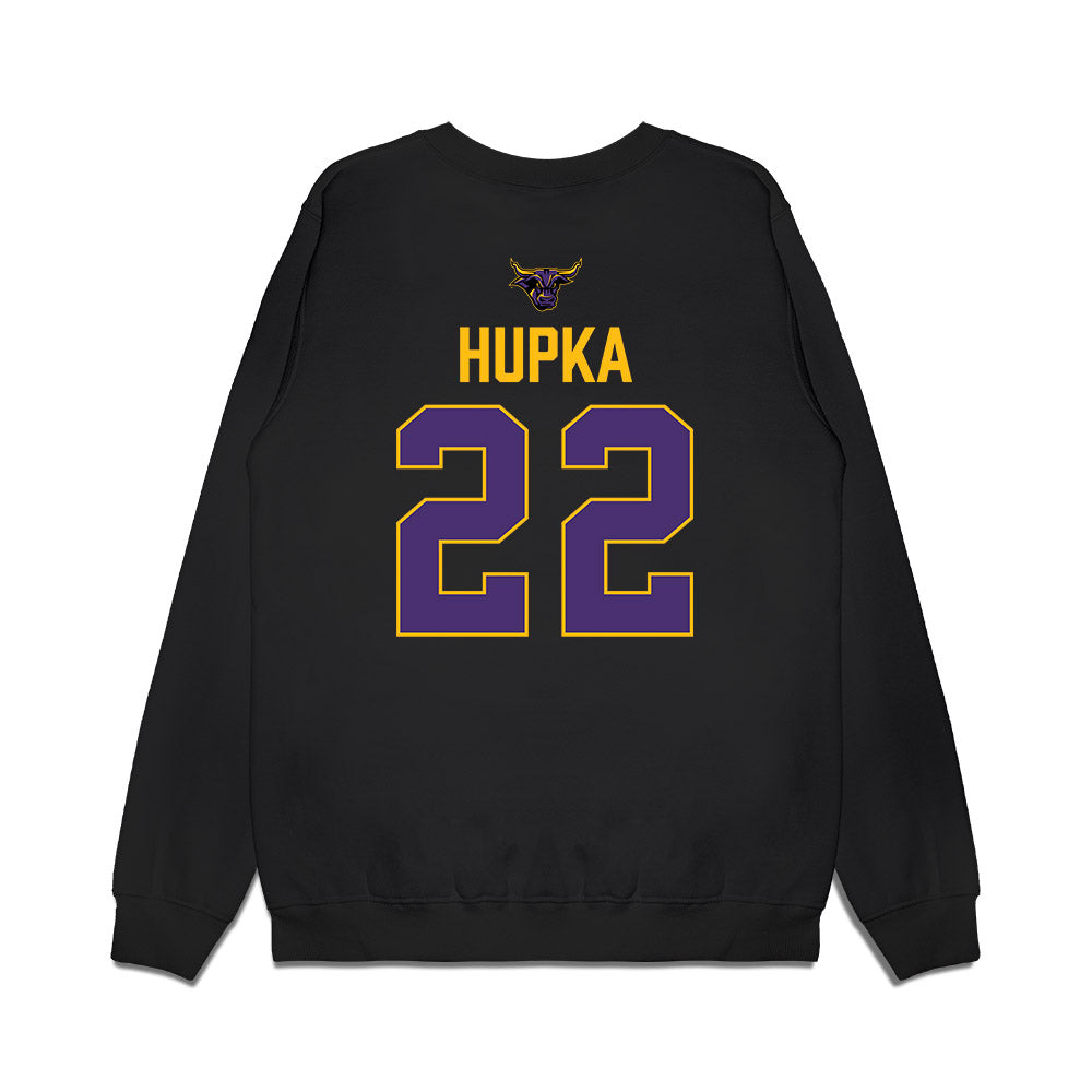 Minn. St. - NCAA Men's Ice Hockey : Liam Hupka - Vintage Shersey Premium Crewneck Sweatshirt-1