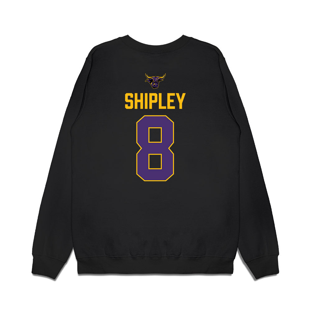 Minn. St. - NCAA Women's Ice Hockey : Bella Shipley - Vintage Shersey Premium Crewneck Sweatshirt-1