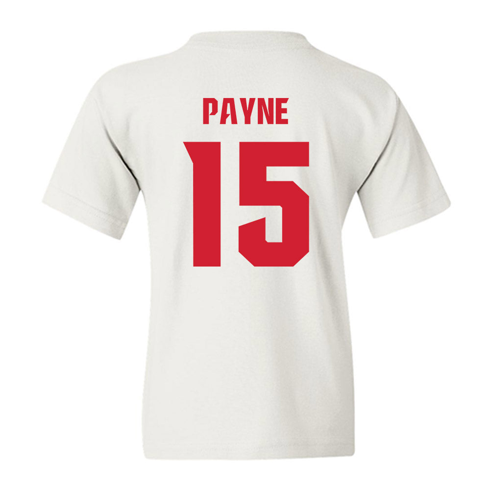 NC State - NCAA Men's Soccer : Aidan Payne - NCAA® National Champs Youth T-Shirt-1