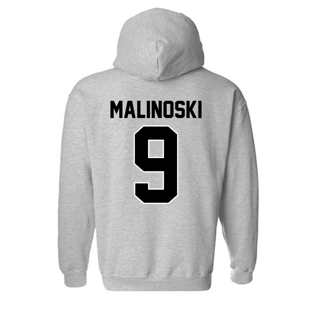 Providence - NCAA Men's Ice Hockey : Hudson Malinoski - Classic Shersey Hooded Sweatshirt-1