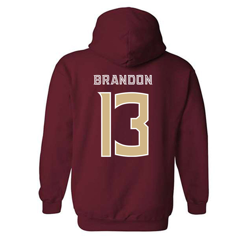 FSU - NCAA Women's Soccer : Mya Brandon - Classic Shersey Hooded Sweatshirt-1