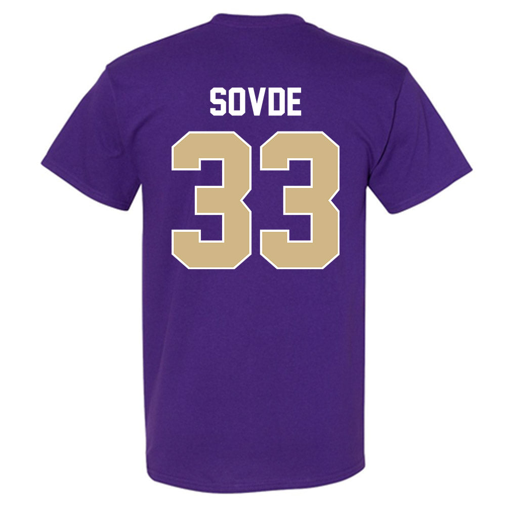 Washington - NCAA Men's Soccer : Chad Sovde - NCAA® 2025 National Champs T-Shirt-1