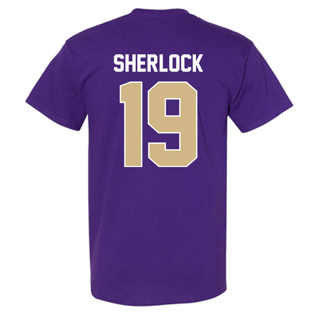 Washington - NCAA Men's Soccer : Mikey Sherlock - NCAA® 2025 National Champs T-Shirt-1