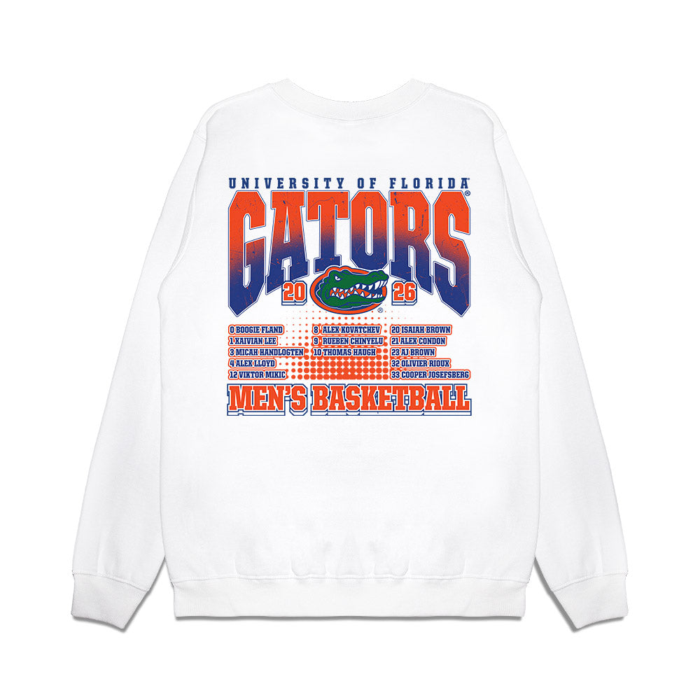 Florida - NCAA Men's Basketball : - Roster Premium Crewneck Sweatshirt-1