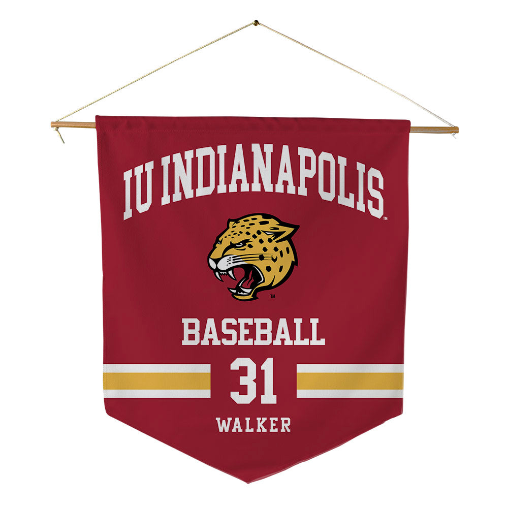 Indiana - NCAA Baseball : Eli Walker - Pennant - 18" x 21"-0