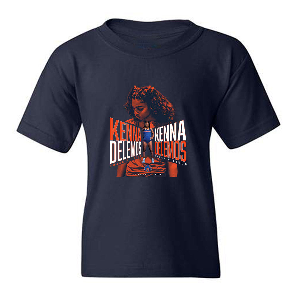 Boise State - NCAA Women's Track & Field : Kenna DeLemos - Collage Youth T-Shirt-0
