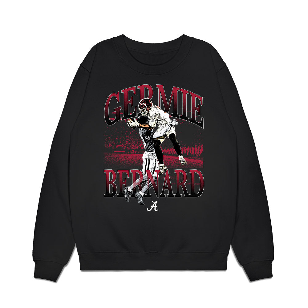 Alabama - NCAA Football : Germie Bernard - Catchaaaaa!!! Premium Crewneck Sweatshirt-0