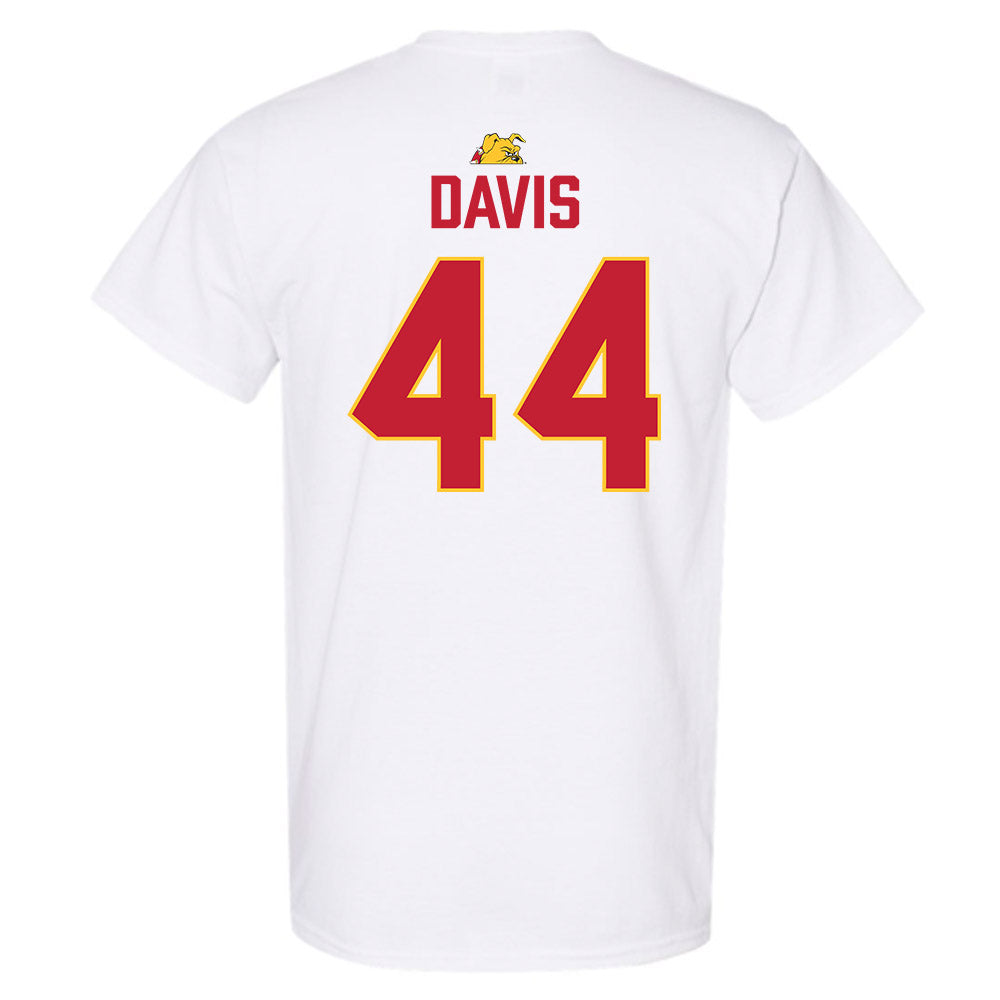 Ferris State - NCAA Football : Kailib Davis - 5 years National Champions T-Shirt-1