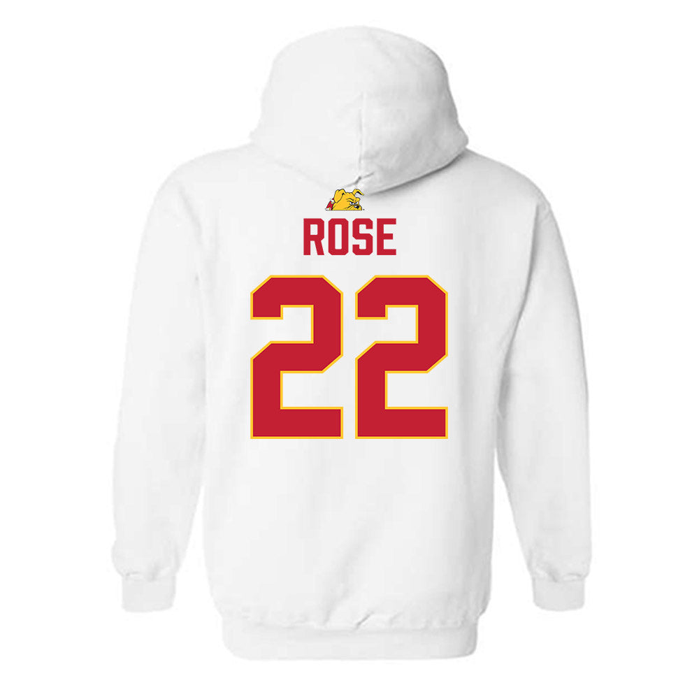 Ferris State - NCAA Football : Brady Rose - 5 years National Champions Hooded Sweatshirt-1