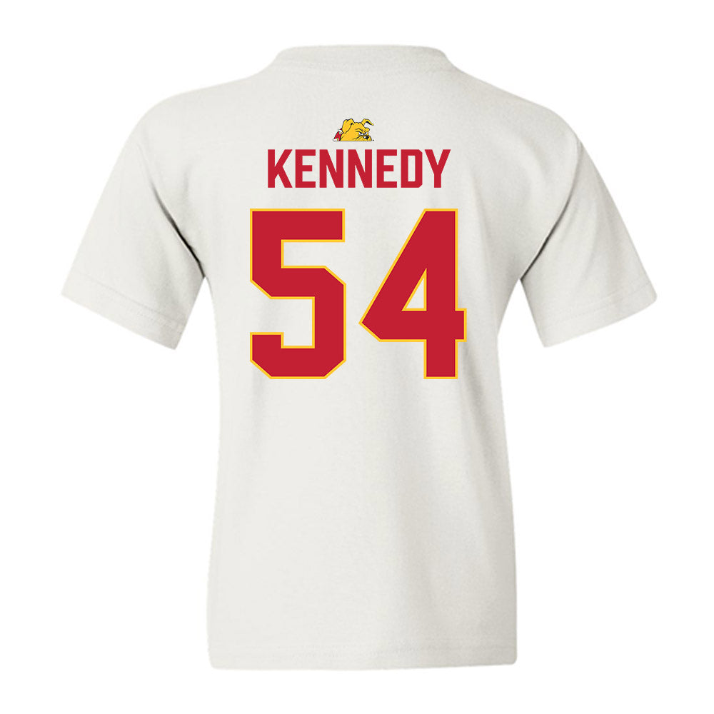 Ferris State - NCAA Football : Jshawn Kennedy - 5 years National Champions Youth T-Shirt-1