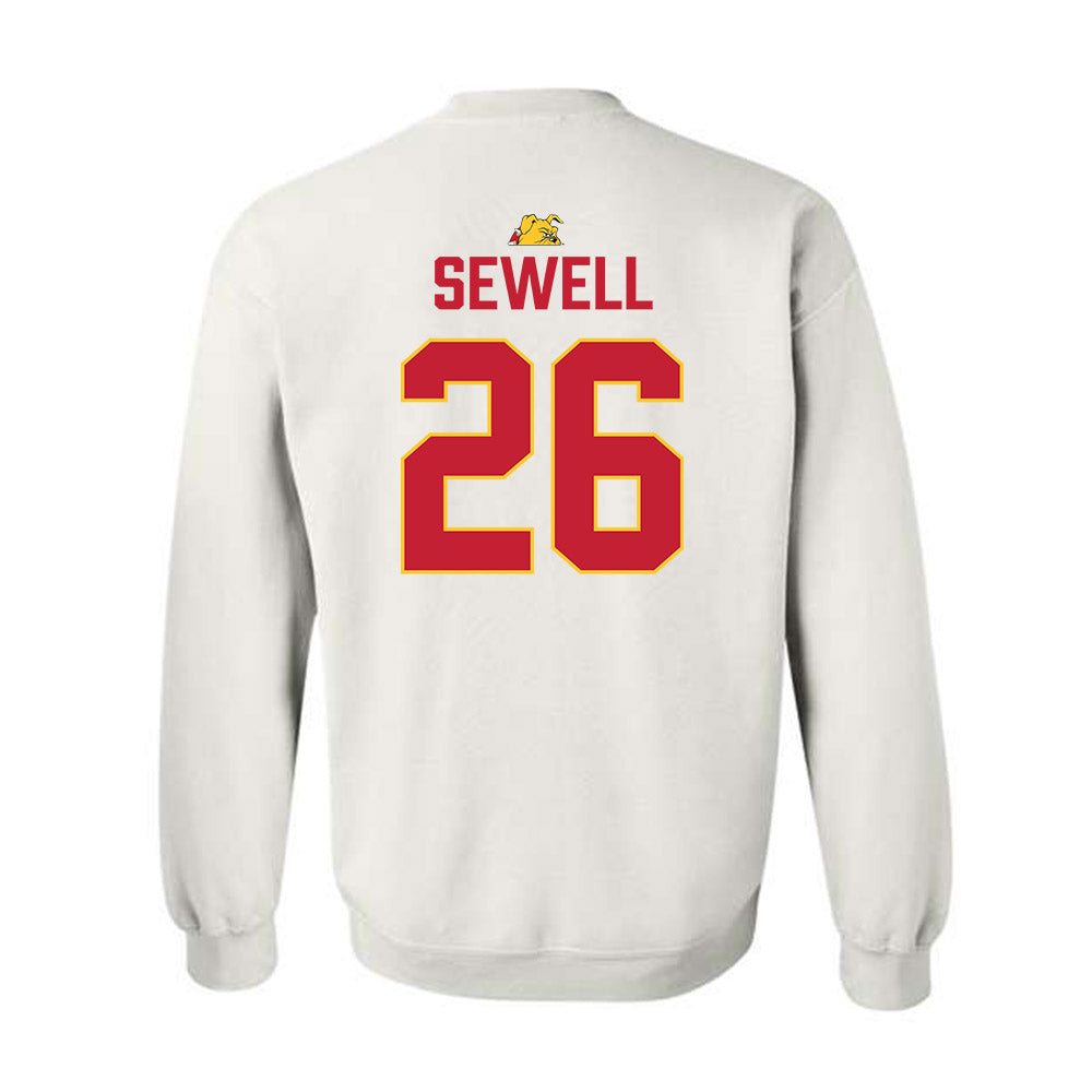 Ferris State - NCAA Football : JJ Sewell - 5 years National Champions Crewneck Sweatshirt-1