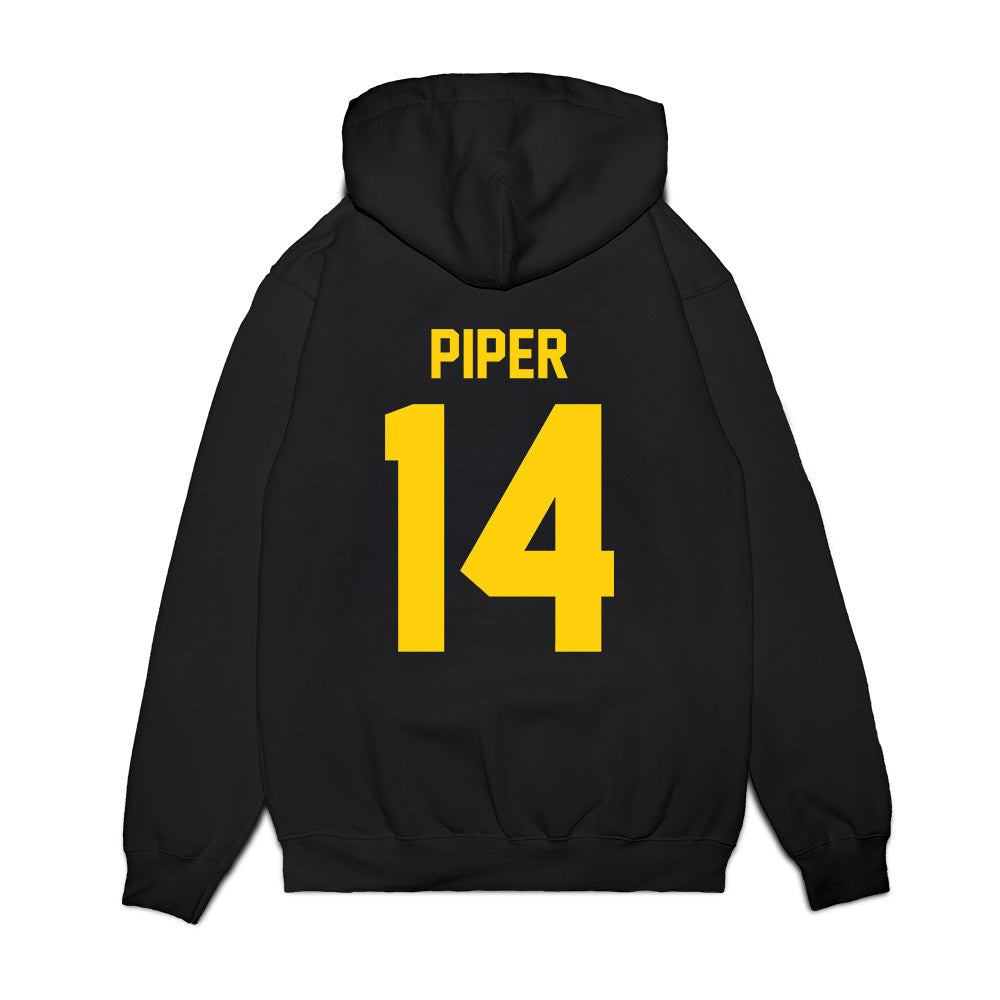 Delaware - NCAA Men's Basketball : Lance Piper - Vintage Shersey Premium Hooded Sweatshirt-1