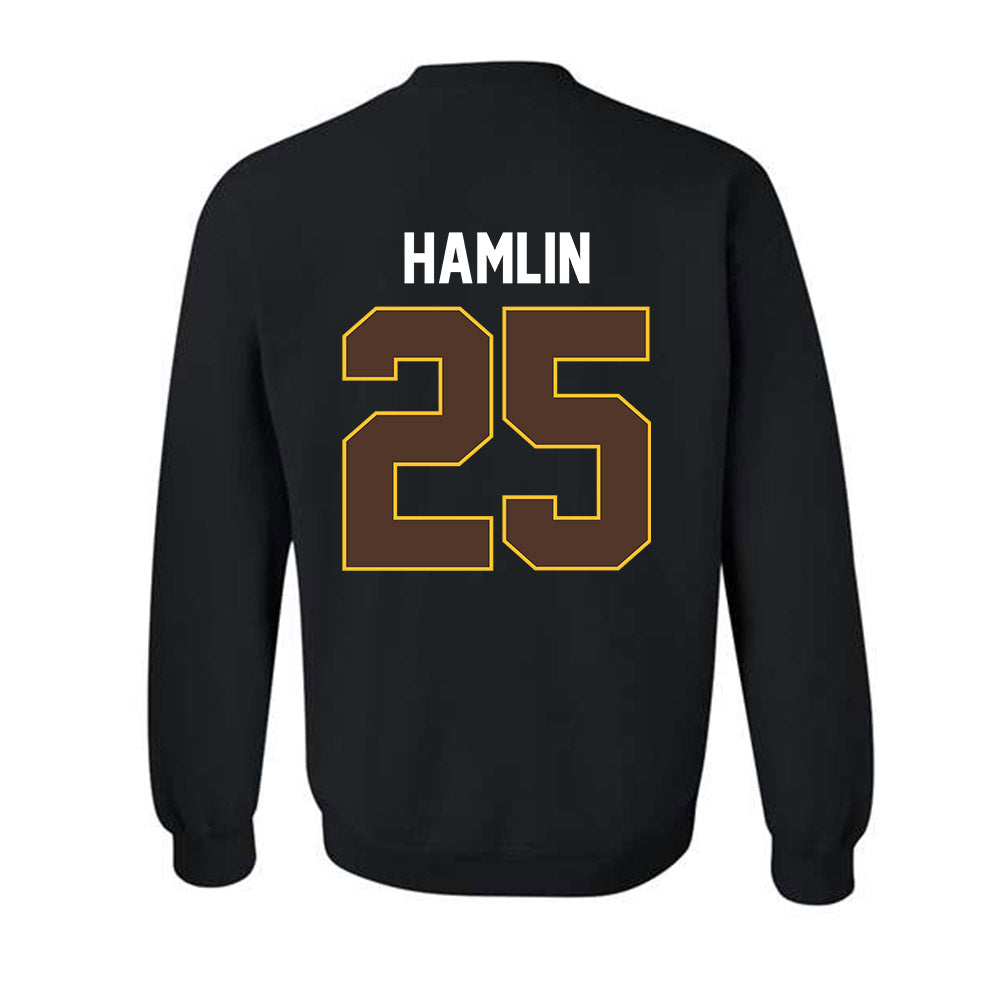 Wyoming - NCAA Women's Basketball : Mikyn Hamlin - Vintage Shersey Crewneck Sweatshirt-1