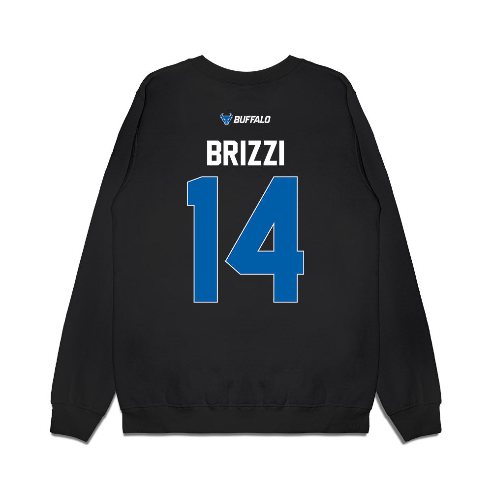 Buffalo - NCAA Men's Basketball : Angelo Brizzi - Vintage Basketball Premium Crewneck Sweatshirt-1