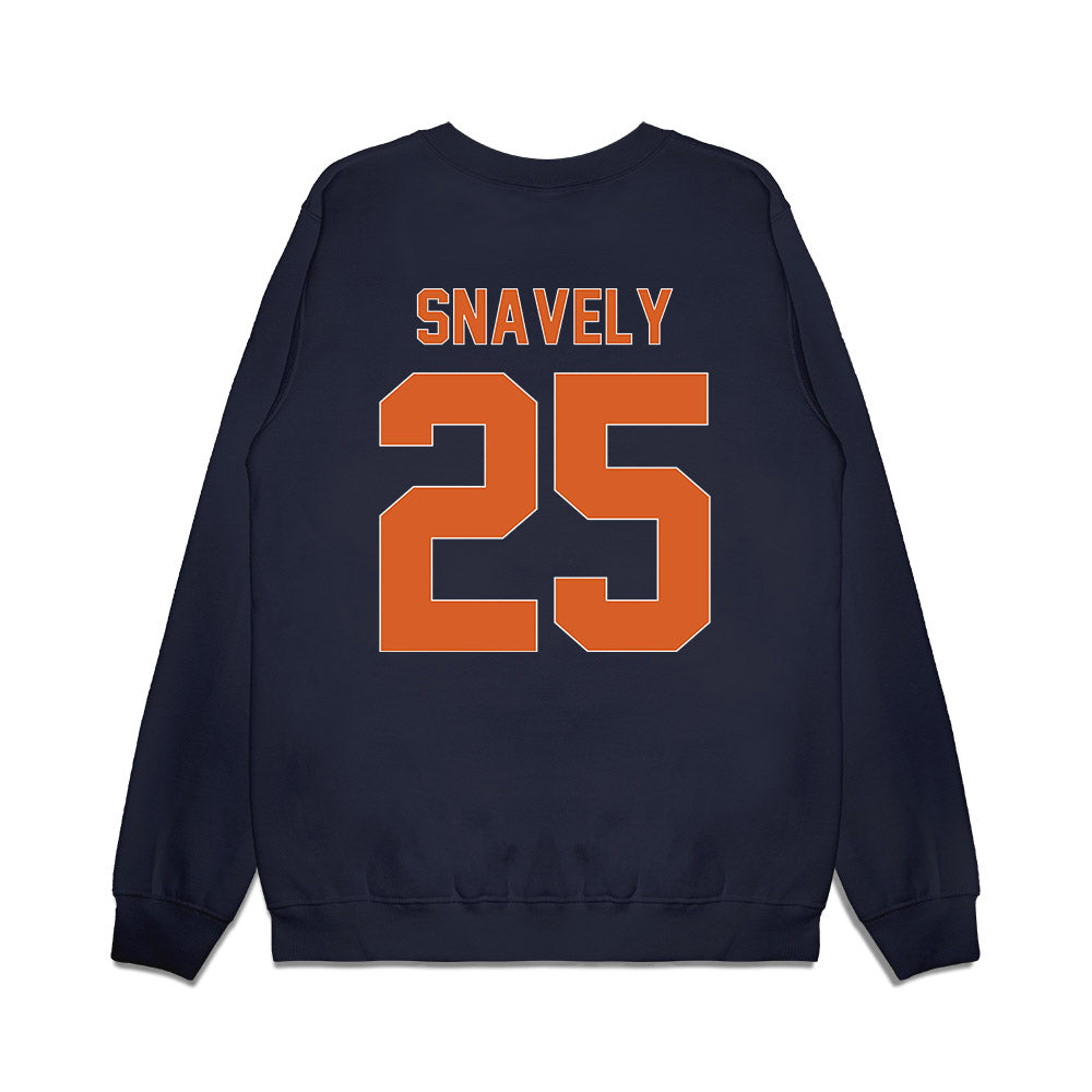 Wheaton IL - NCAA Women's Basketball : Clara Snavely - Vintage Basketball Premium Crewneck Sweatshirt-1