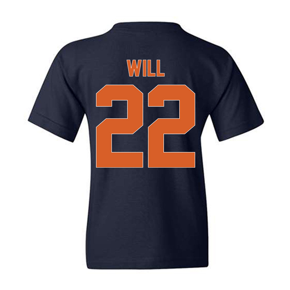 Wheaton IL - NCAA Men's Basketball : Eli Will - Vintage Basketball Youth T-Shirt-1