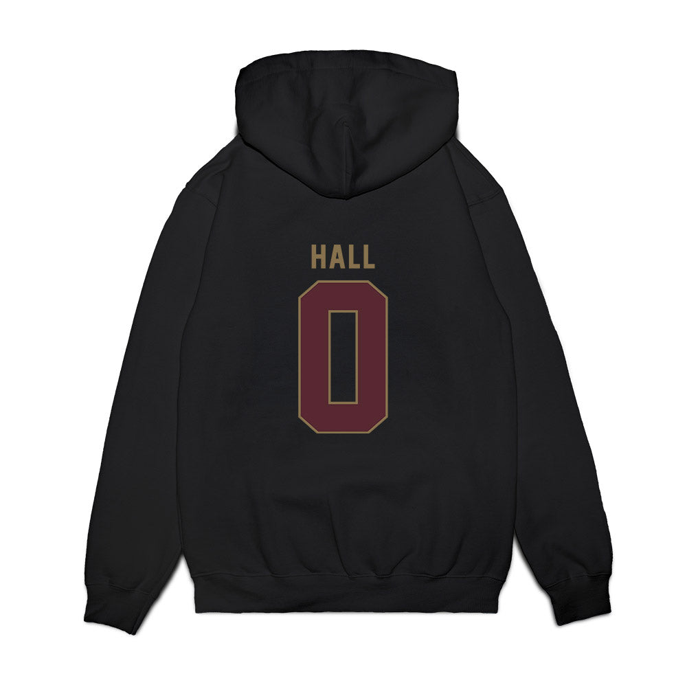 Texas State - NCAA Men's Basketball : Dj Hall - Premium Hooded Sweatshirt-1