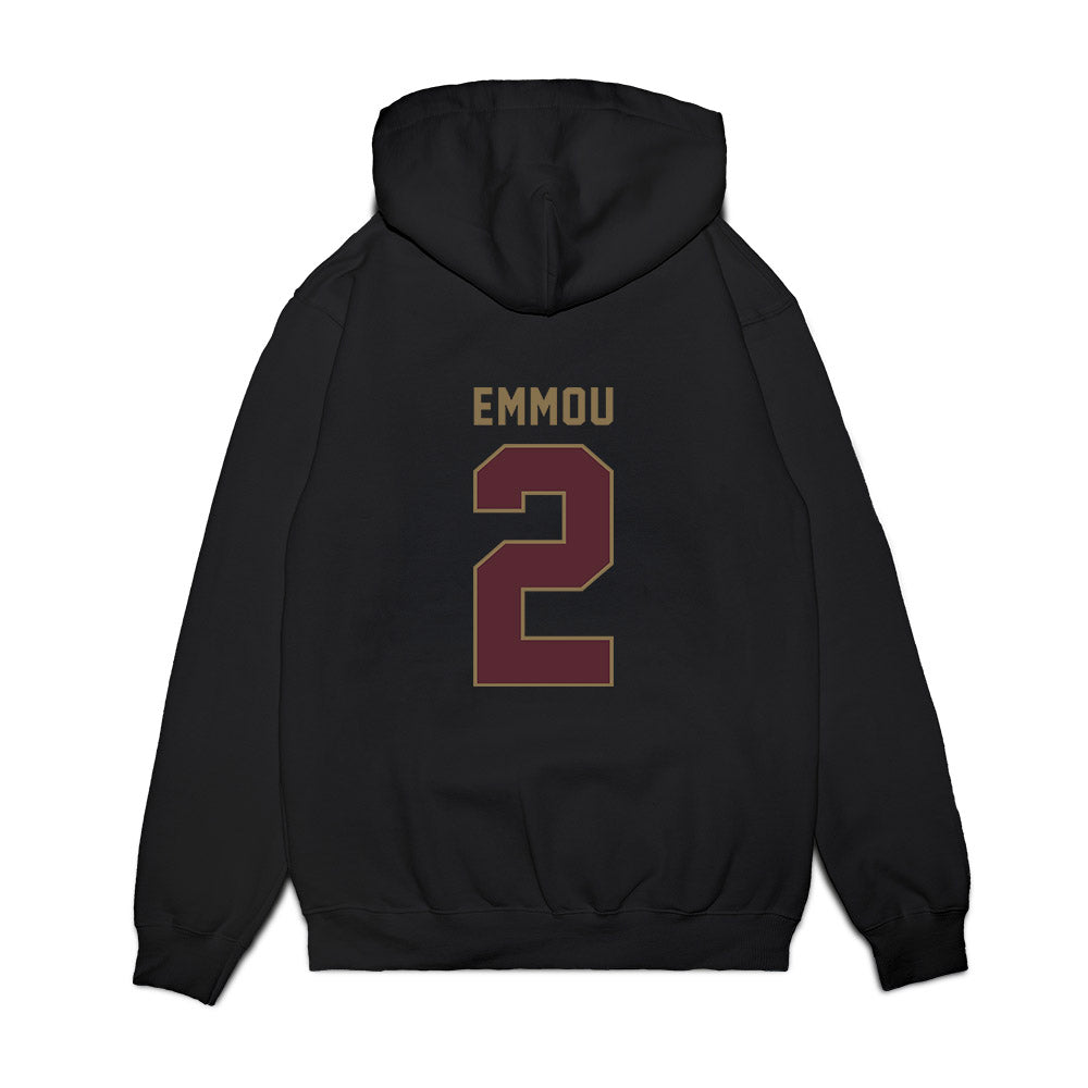 Texas State - NCAA Men's Basketball : Franck Emmou - Premium Hooded Sweatshirt-1