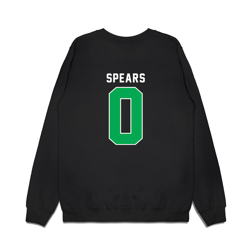 Marshall - NCAA Men's Basketball : Kai Spears - Vintage Basketball Premium Crewneck Sweatshirt-1
