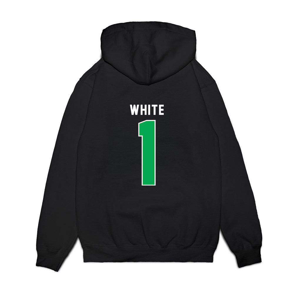 Marshall - NCAA Men's Basketball : Kaiden White - Vintage Basketball Premium Hooded Sweatshirt-1