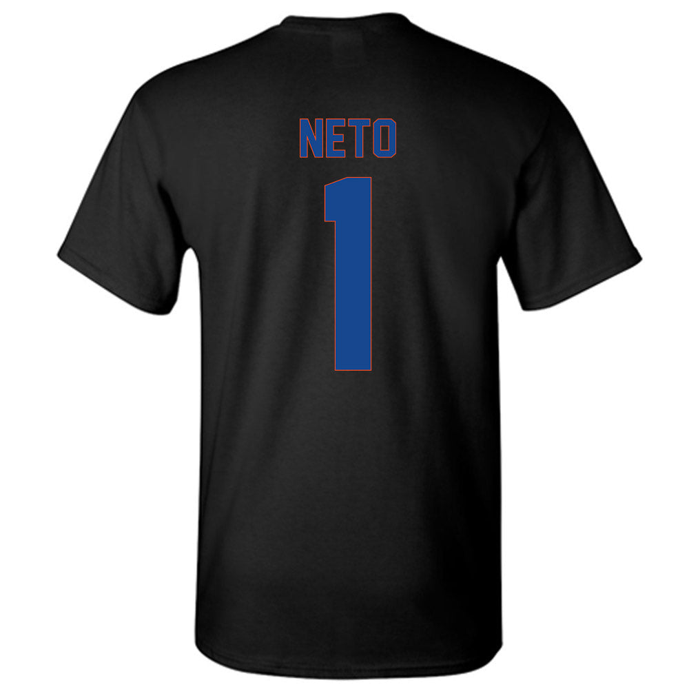 Boise State - NCAA Men's Basketball : Aginaldo Neto - Vintage Shersey T-Shirt-1