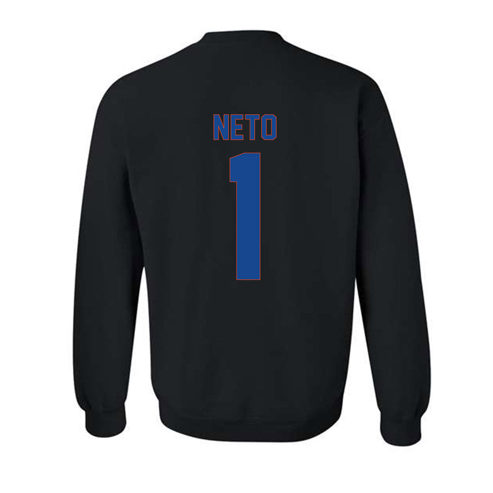 Boise State - NCAA Men's Basketball : Aginaldo Neto - Vintage Shersey Crewneck Sweatshirt-1