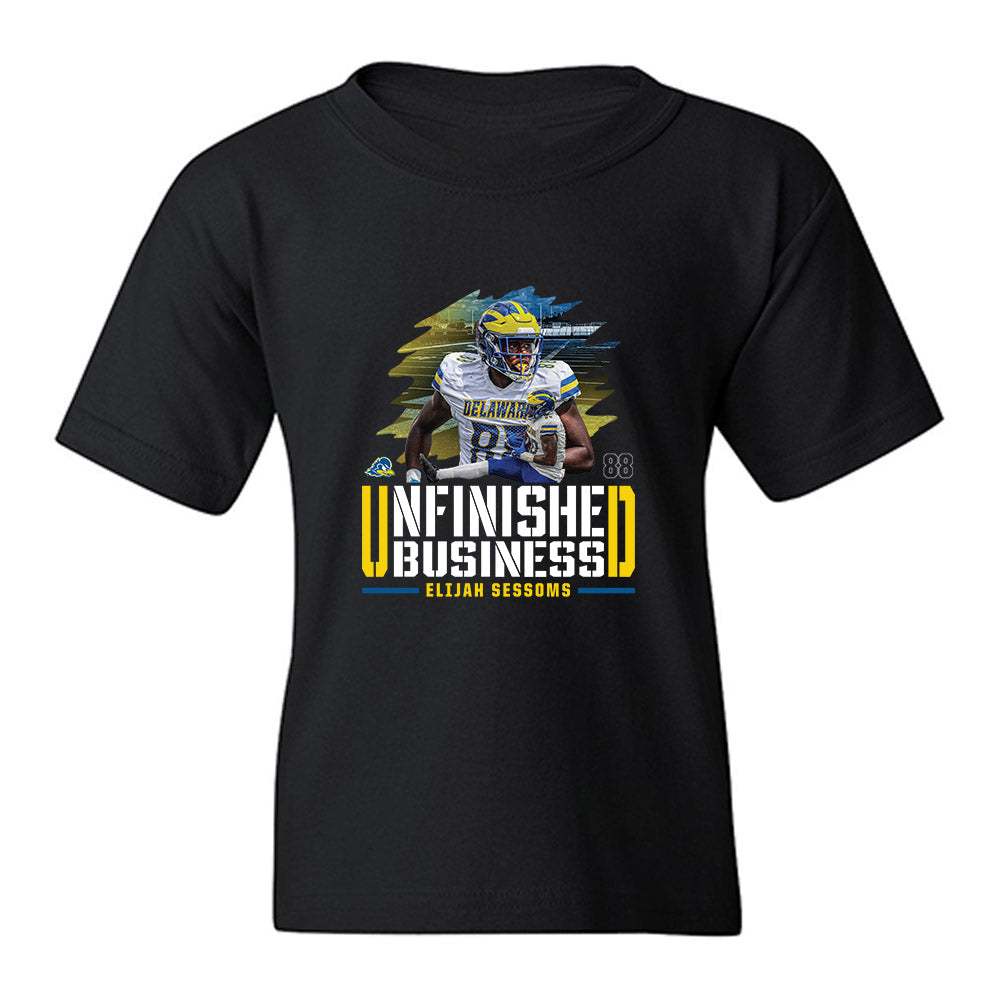 Delaware - NCAA Football : Elijah Sessoms - Youth T-Shirt-0
