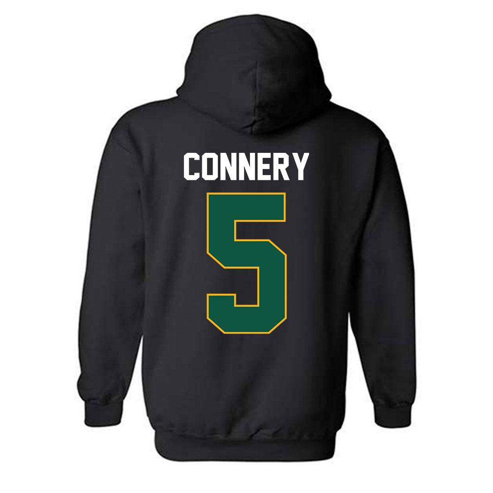 William & Mary - NCAA Men's Basketball : Ethan Connery - Vintage Shersey Hooded Sweatshirt-1