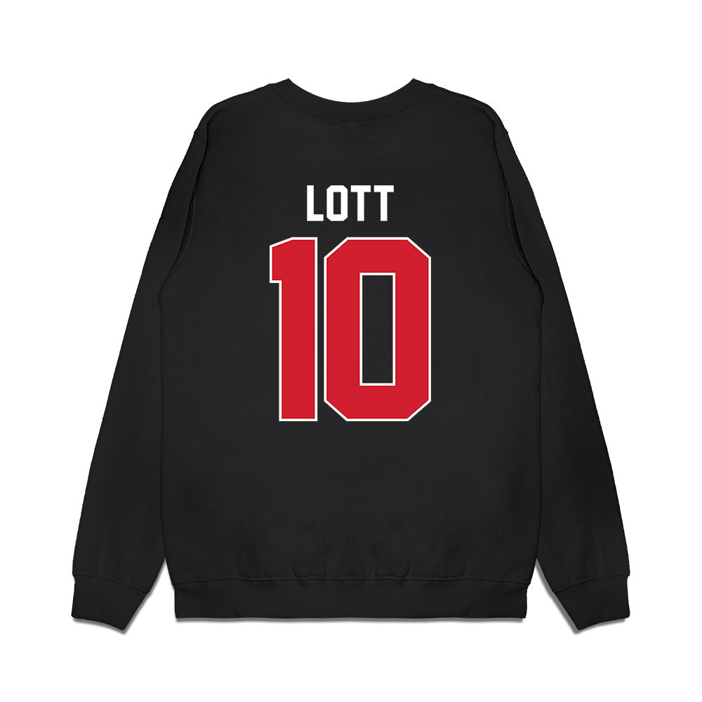 UNLV - NCAA Women's Basketball : Jasmyn Lott - Vintage Shersey Premium Crewneck Sweatshirt-1