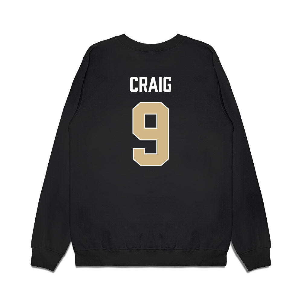 PFW - NCAA Men's Basketball : Deandre Craig - Vintage Basketball Premium Crewneck Sweatshirt-1