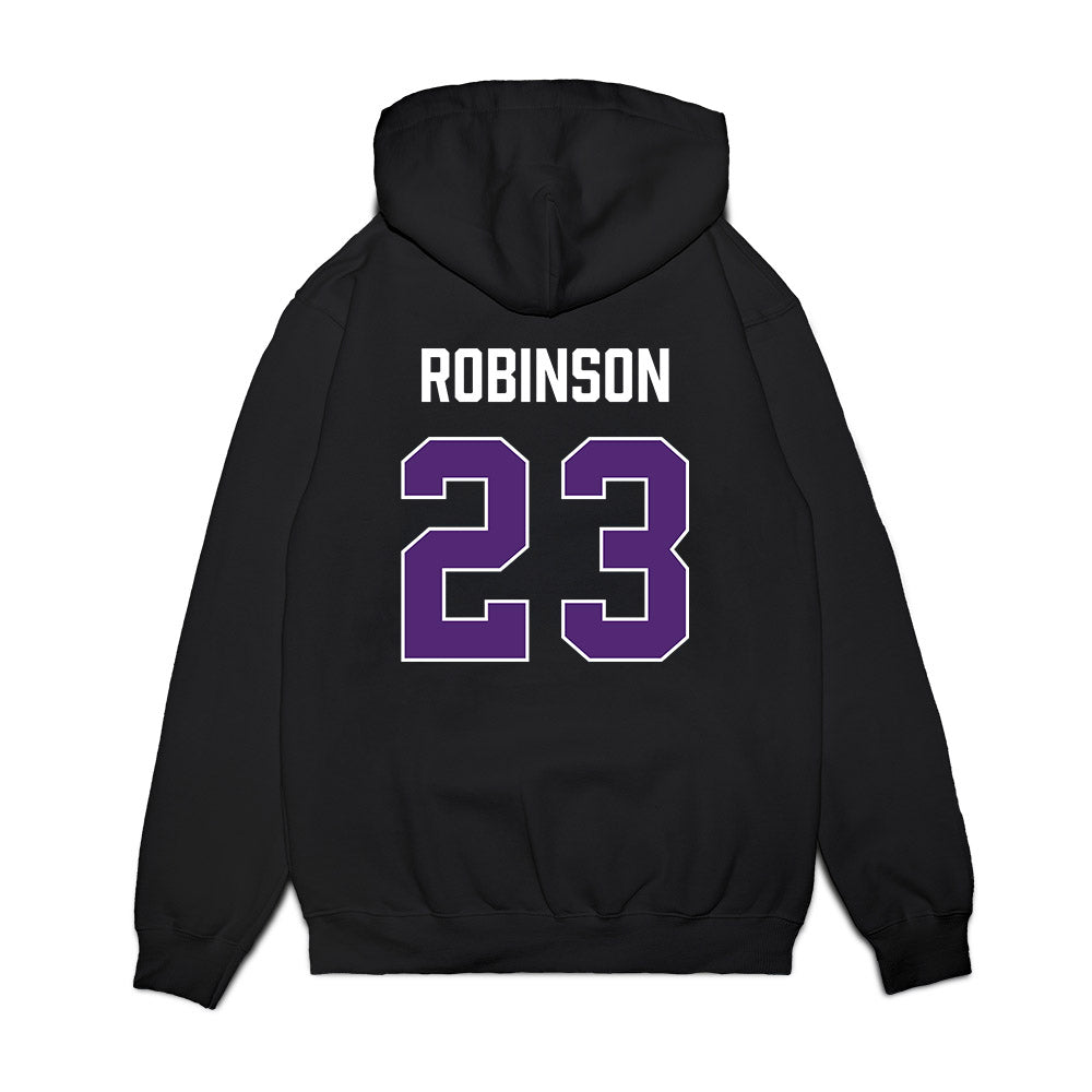 Northern Iowa - NCAA Women's Basketball : Bri Robinson - Premium Hooded Sweatshirt-1