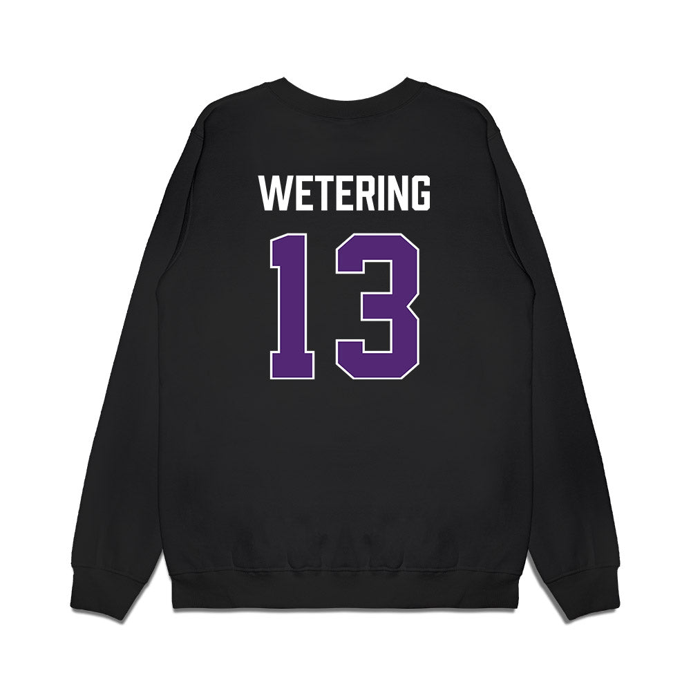 Northern Iowa - NCAA Women's Basketball : Shateah Wetering - Premium Crewneck Sweatshirt-1