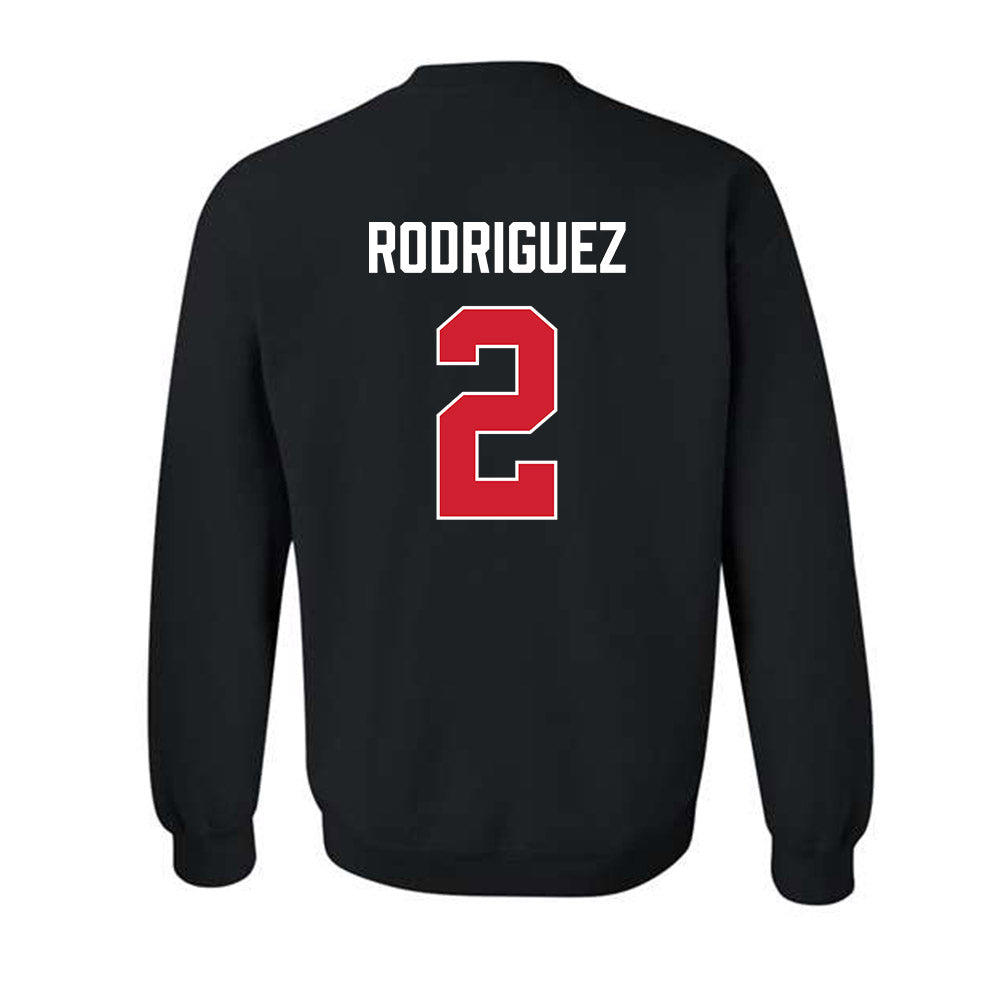 Fairfield - NCAA Men's Basketball : Nasir Rodriguez - Vintage Shersey Crewneck Sweatshirt-1