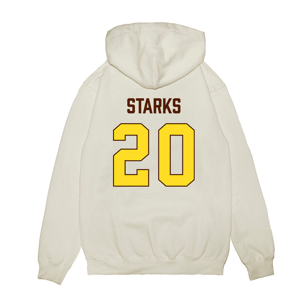 Western Michigan - NCAA Women's Basketball : Kailey Starks - Vintage Basketball Premium Hooded Sweatshirt-1