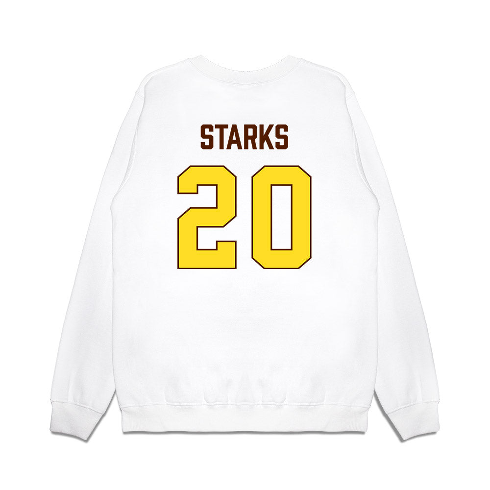 Western Michigan - NCAA Women's Basketball : Kailey Starks - Vintage Basketball Premium Crewneck Sweatshirt-1