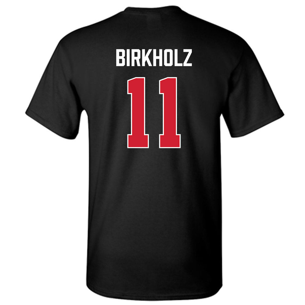 MSUM - NCAA Men's Basketball : Levi Birkholz - Vintage Shersey T-Shirt-1