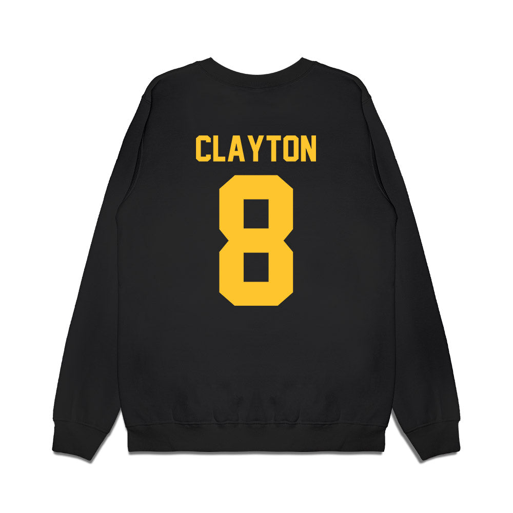 Siena - NCAA Men's Basketball : Mosi Clayton - Vintage Premium Crewneck Sweatshirt-1