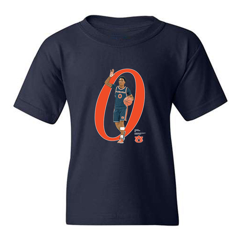 Auburn - NCAA Men's Basketball : Tahaad Pettiford - Breakthrough Youth T-Shirt-0